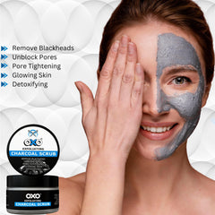 OXO Exfoliating Charcoal Face Scrub 150g. - OXO SkinCare