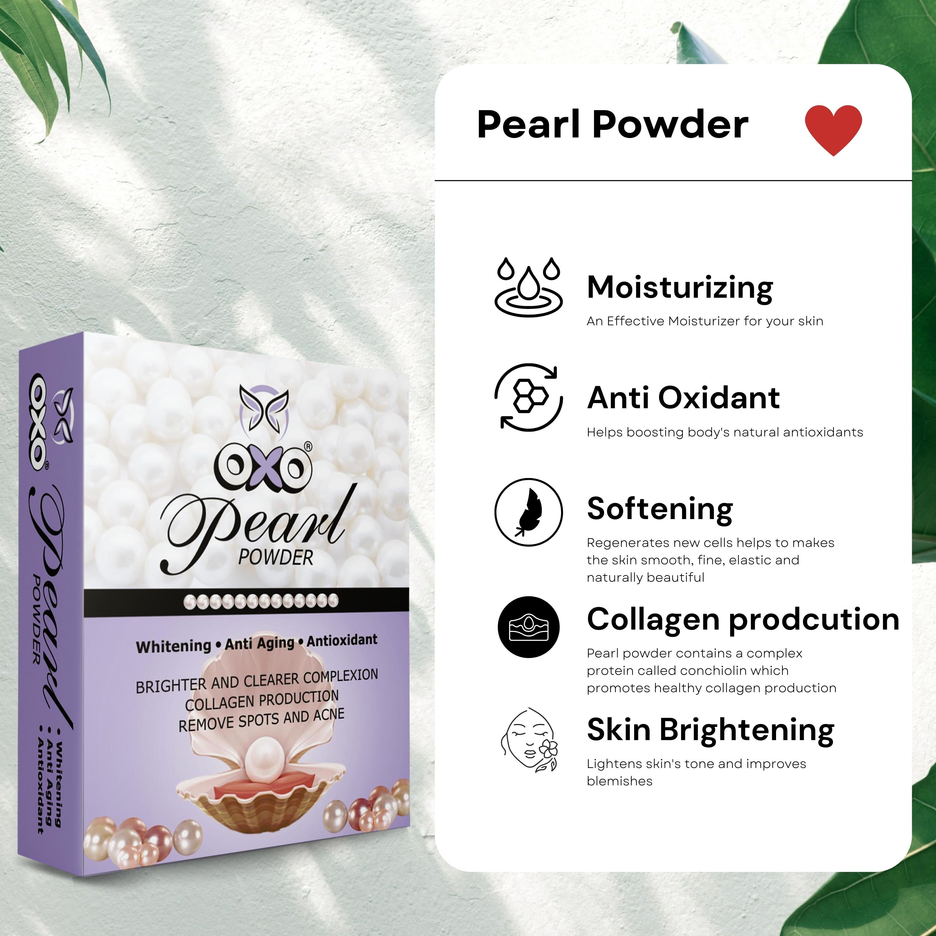 OXO Pearl Powder for Skin Whitening | 1 Gram - OXO SkinCare