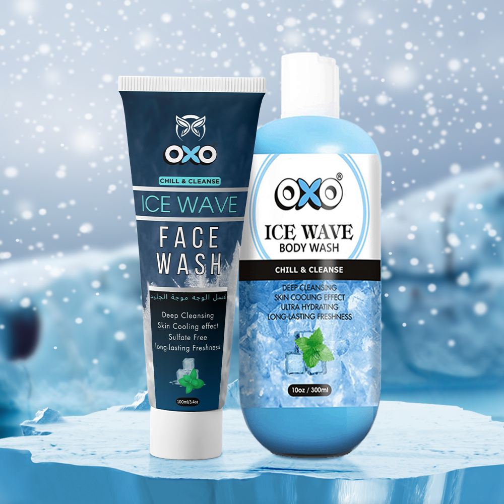 OXO Ice Wave Bundle | Ice Wave Body & Face Wash | Cool, Cleanse & Confident - OXO SkinCare