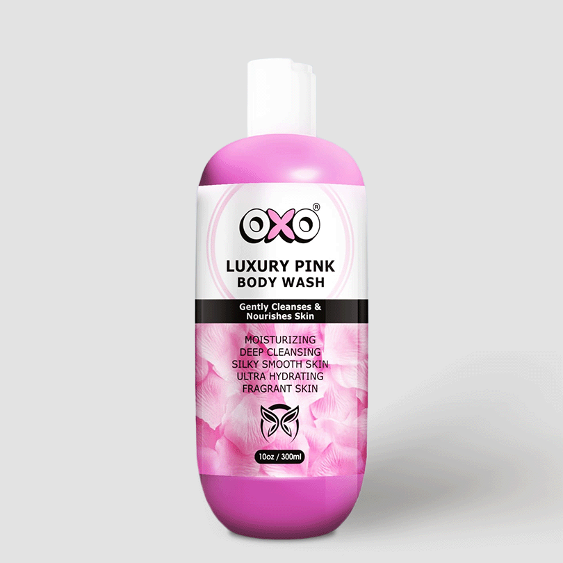 OXO Luxury Pink Body Wash | Gently Cleanses & Nourishes Skin | 300ml