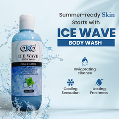 OXO ICE WAVE BODY WASH | REFRESH, COOL & CLEANSE | 300ml - OXO SkinCare