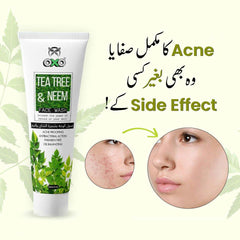 OXO TEA TREE & NEEM FACE WASH | Acne Fighting Solution | 100ml - OXO SkinCare