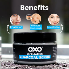 OXO Exfoliating Charcoal Face Scrub 150g. - OXO SkinCare