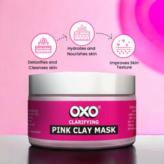 OXO Clarifying Pink Clay Mask 150g. - OXO SkinCare